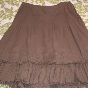 Brown skirt